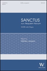 Sanctus SATB choral sheet music cover